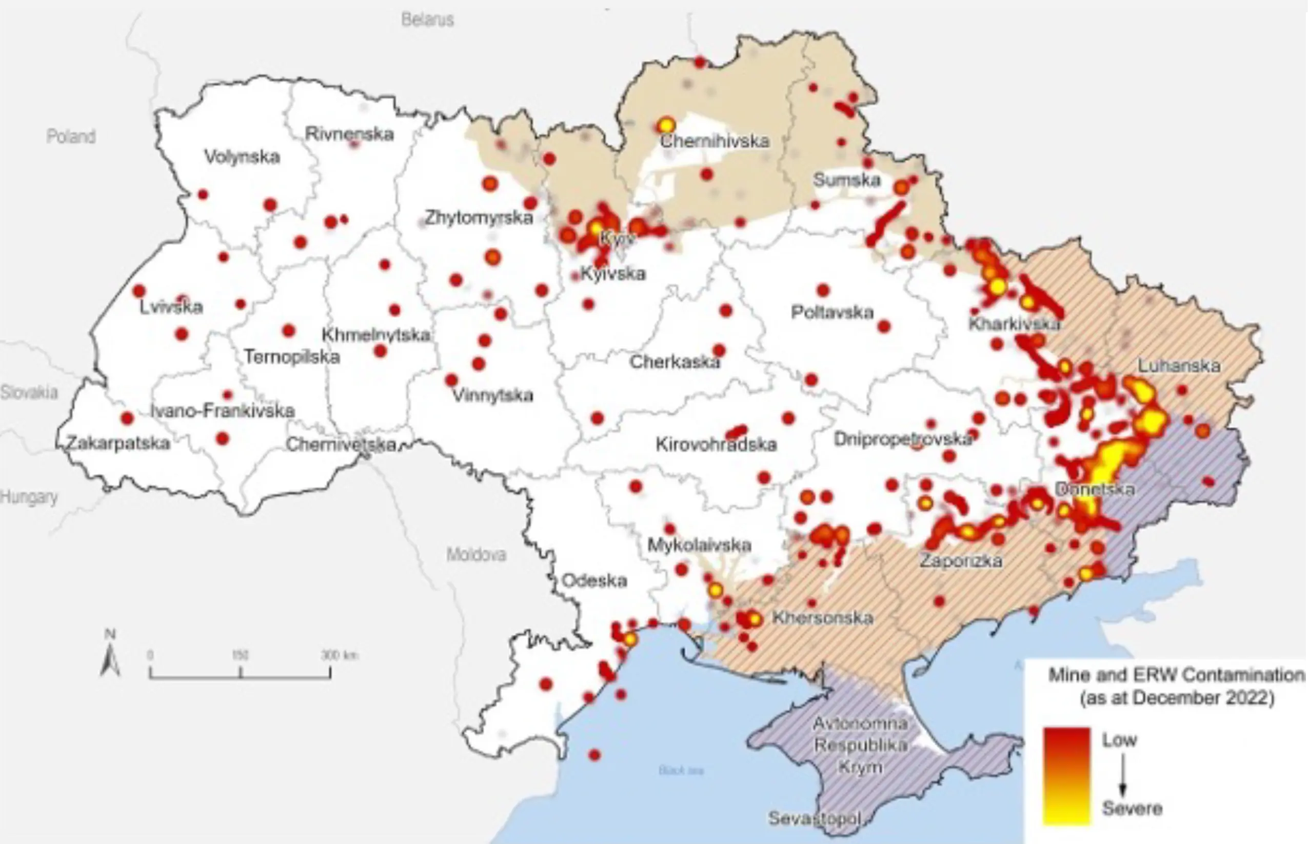 Caerus Group Map of Ukraine